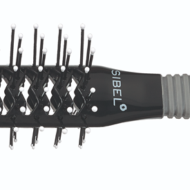 Brosse ventilée Double Tunnel 400 Noir