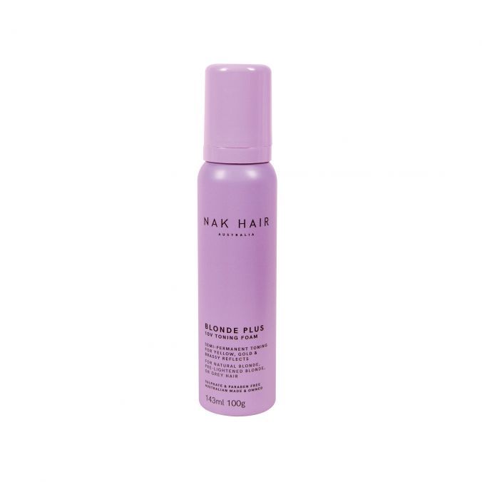 NAK Blonde Plus 10V Toning Foam 100g