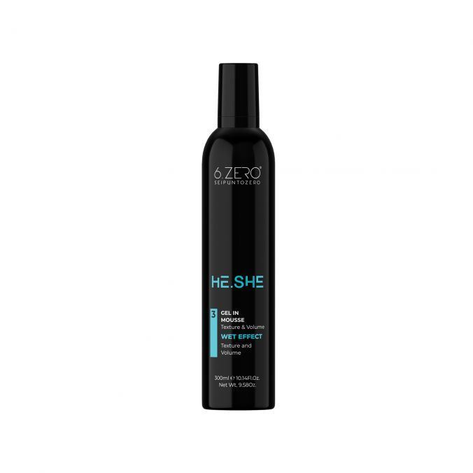 He.She 2 Gel In Mousse Wet Effect 300ml