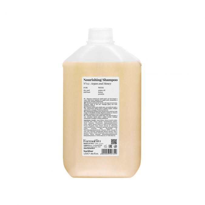 Back Bar Nourishing Shampoo Argan & Honey 5L
