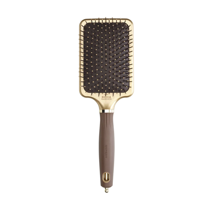 EXPERT CARE RECTANGULAR Nylon Bristle Gold&Brown L