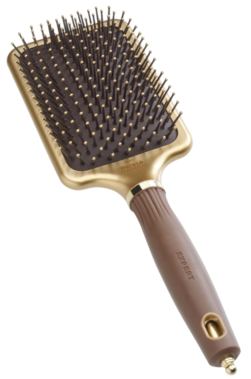EXPERT CARE RECTANGULAR Nylon Bristle Gold&Brown L