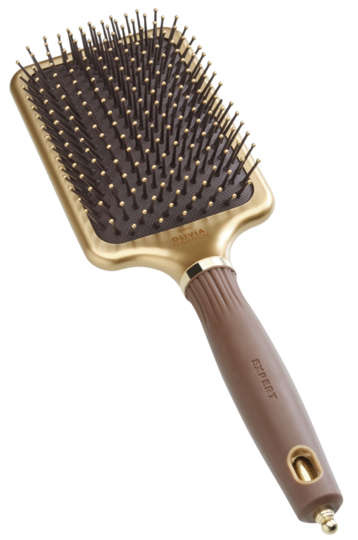 EXPERT CARE RECTANGULAR Nylon Bristle Gold&Brown L