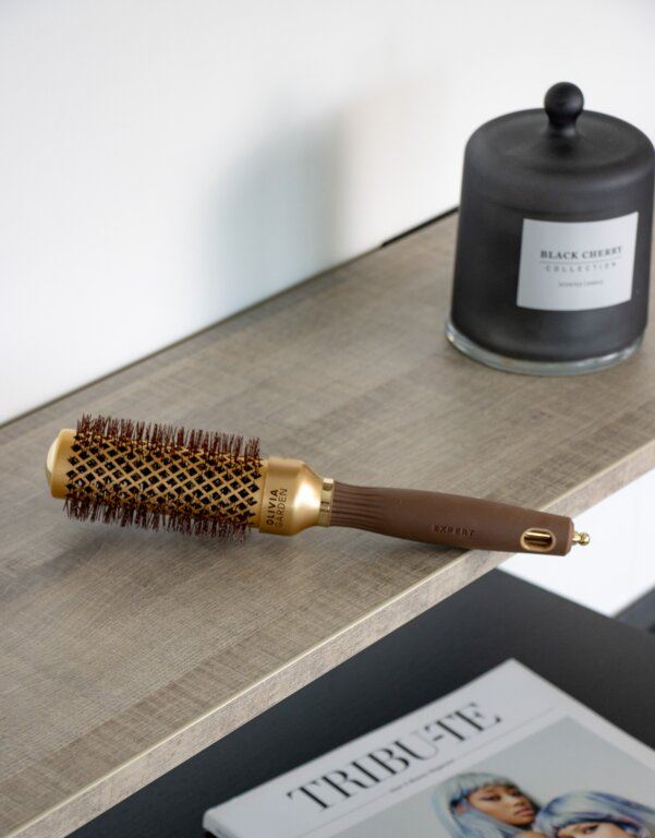 EXPERT BLOWOUT SHINE Wavy Bristles Gold&Brown 35