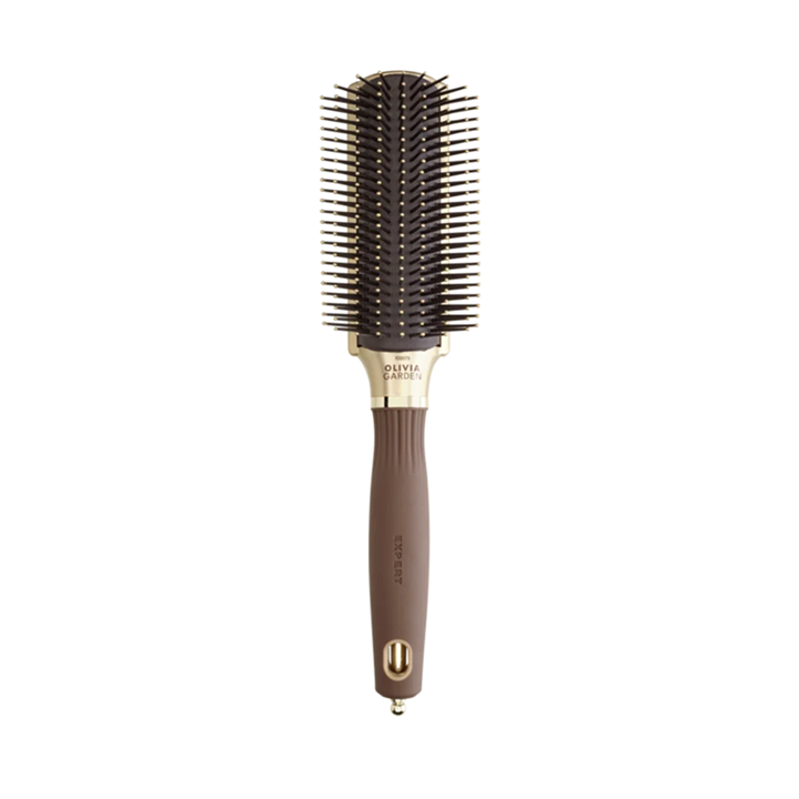 EXPERT STYLE CONTROL Nylon Bristles Gold&Brown
