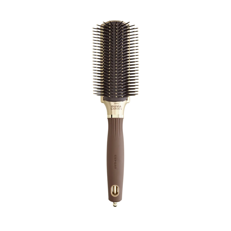 EXPERT STYLE CONTROL Nylon Bristles Gold&Brown