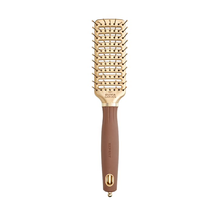 EXPERT STYLE VENT Nylon Bristles Gold&Brown