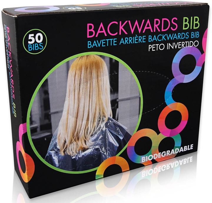 FR Backward Bibs Disposable Cape 50pcs