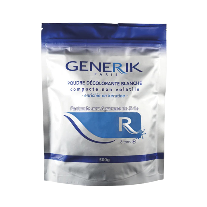 Poudre Décolorante blanche - compacte - enrichie en kératine - 500g