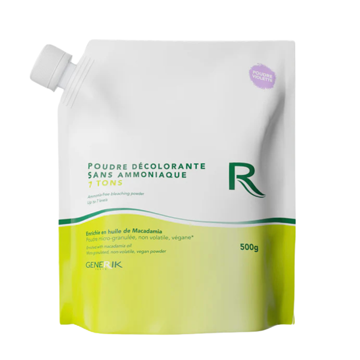 Poudre décolorante sans ammoniaque violette 7 tons 500gr