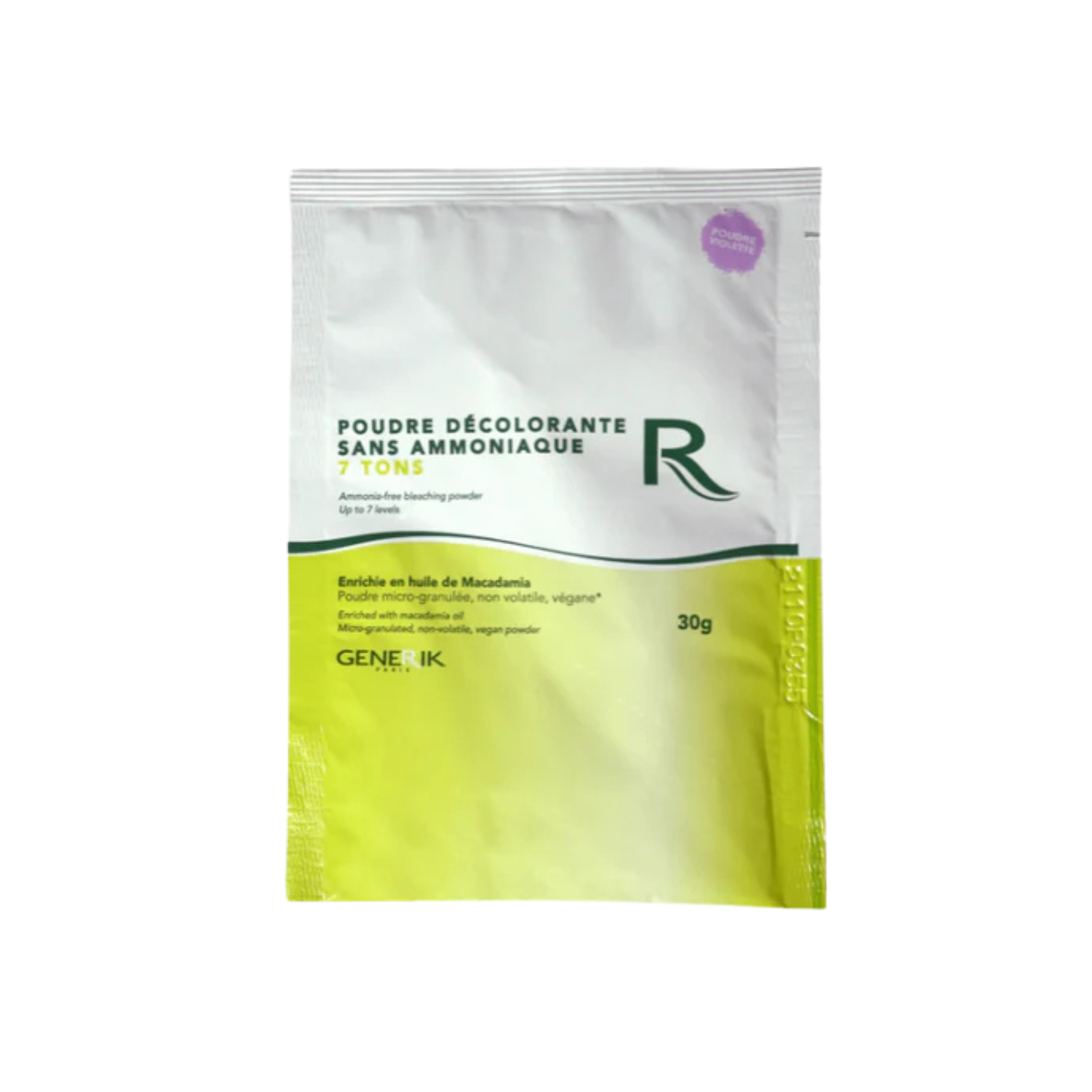 Sachet de poudre décolorante sans ammoniaque 30gr