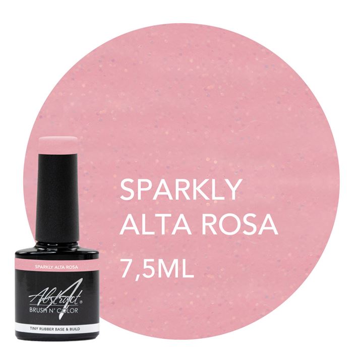 Rubber Base & Build SPARKLY ALTA ROSA 7.5ml (Sparkly)