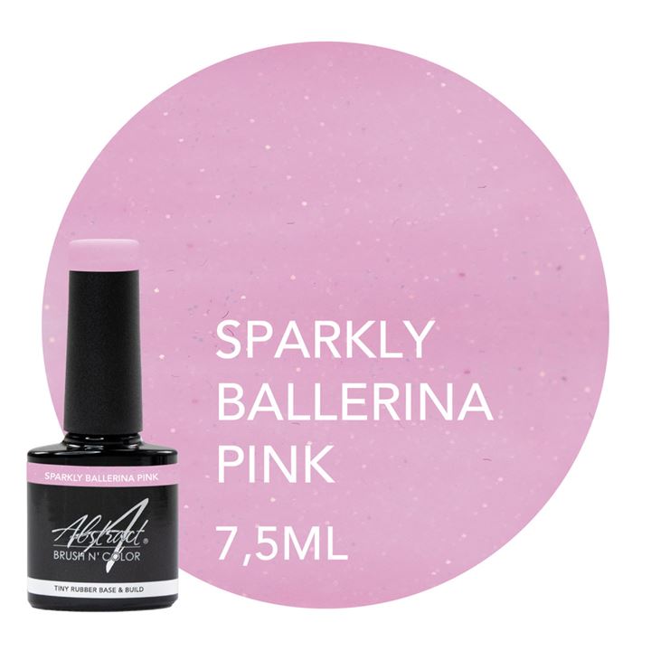 Rubber Base & Build SPARKLY BALLERINA PINK 7.5ml (Sparkly)