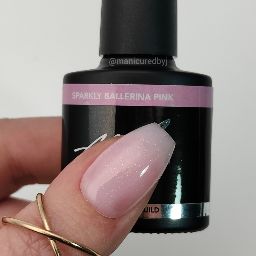 Rubber Base & Build SPARKLY BALLERINA PINK 7.5ml (Sparkly)