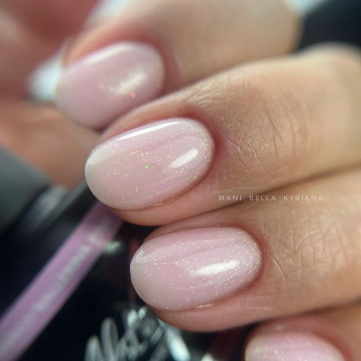 Rubber Base & Build SPARKLY BALLERINA PINK 7.5ml (Sparkly)