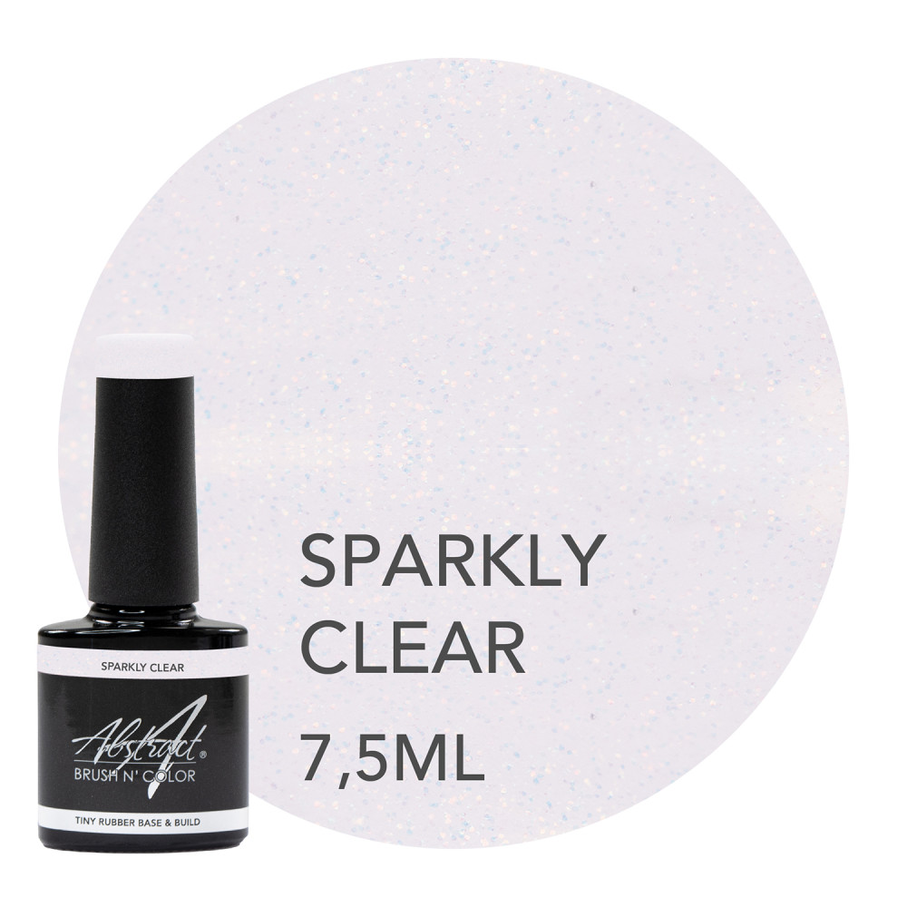 Rubber Base & Build SPARKLY CLEAR 7.5ml (Sparkly)