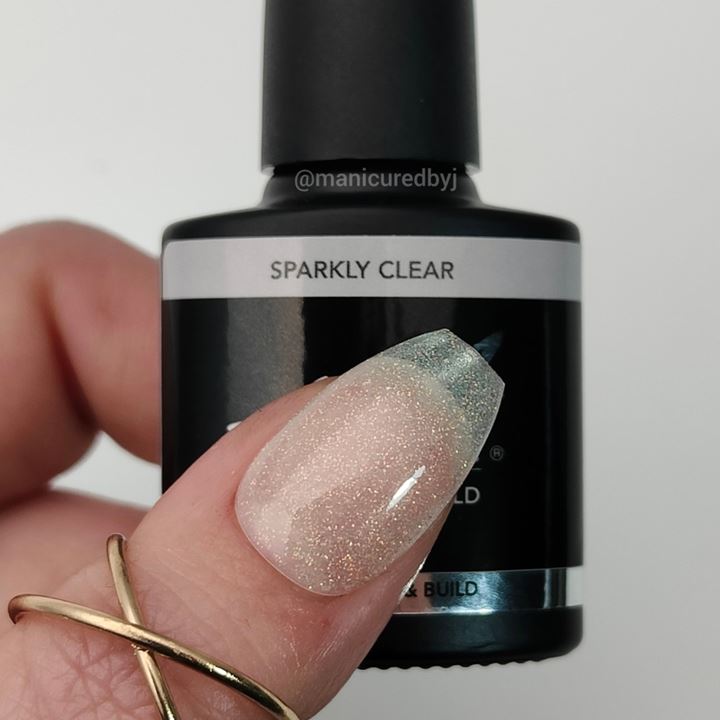 Rubber Base & Build SPARKLY CLEAR 7.5ml (Sparkly)