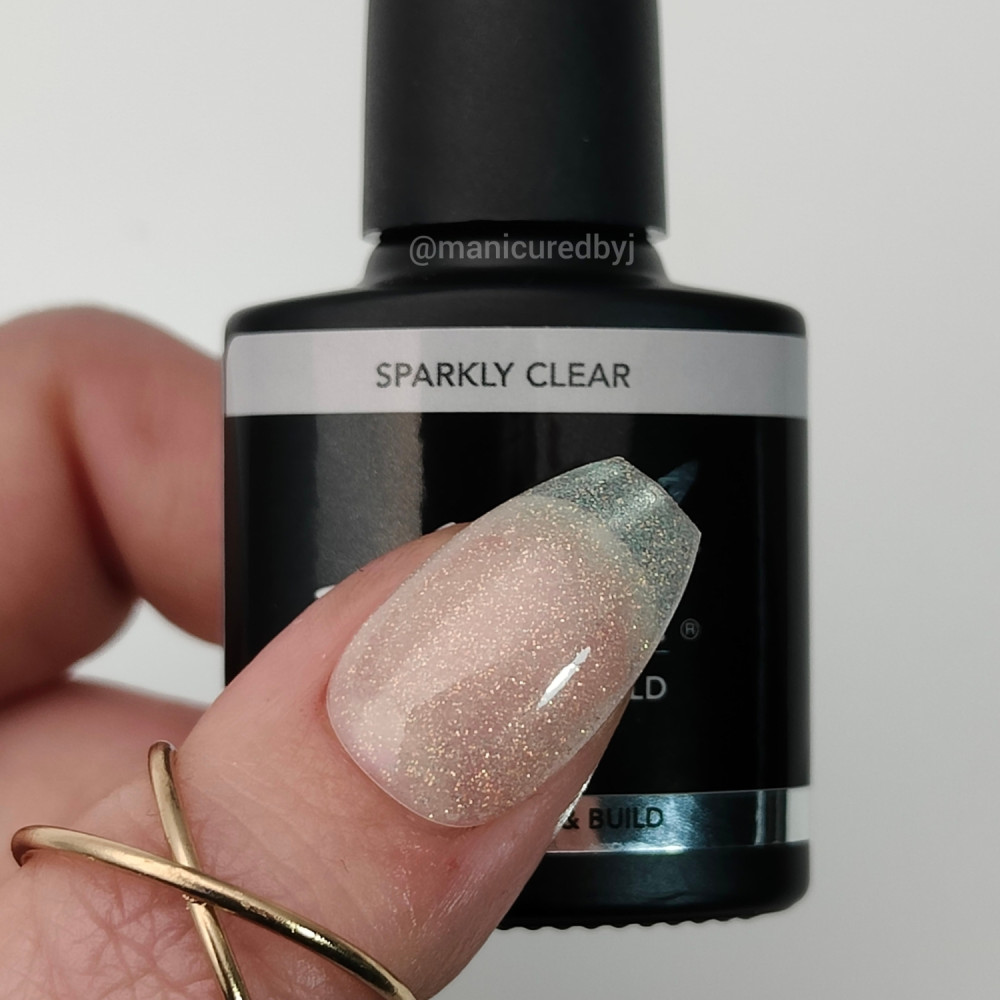 Rubber Base & Build SPARKLY CLEAR 7.5ml (Sparkly)