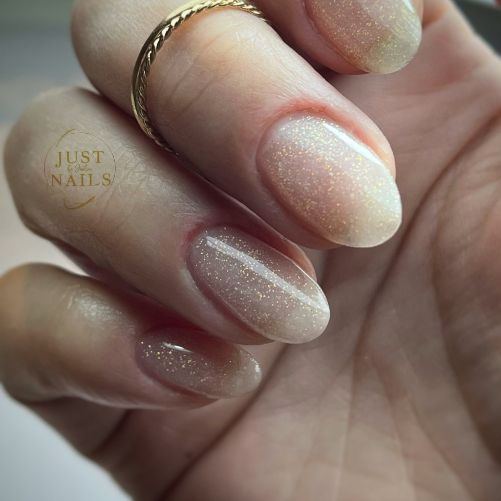 Rubber Base & Build SPARKLY CLEAR 7.5ml (Sparkly)