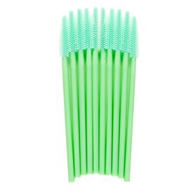 Mascara brushes silicon tip