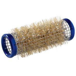 Bigoudis métallique Blue 21mm 12pcs
