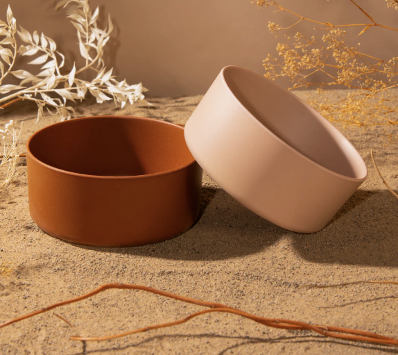 Terra Bol de coloration en fibre de Bamboo Neutrals X2