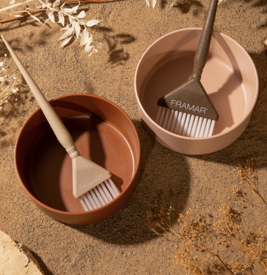 Terra Bol de coloration en fibre de Bamboo Neutrals X2