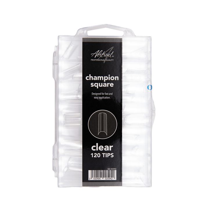 NEW CHAMPION SQUARE CLEAR Tips (120pcs/boîte)