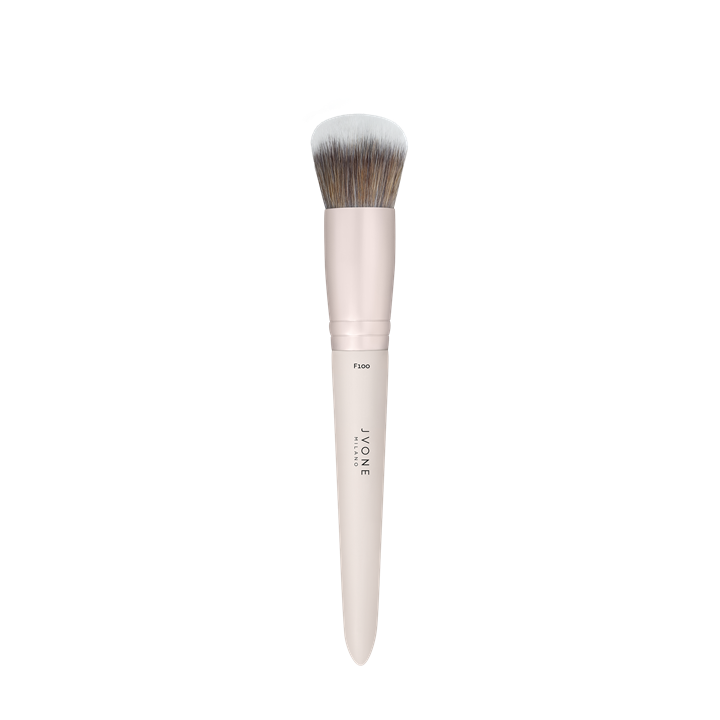 JVONE Pinceau Kabuki pour le fond de teint – Pinceau visage F100
