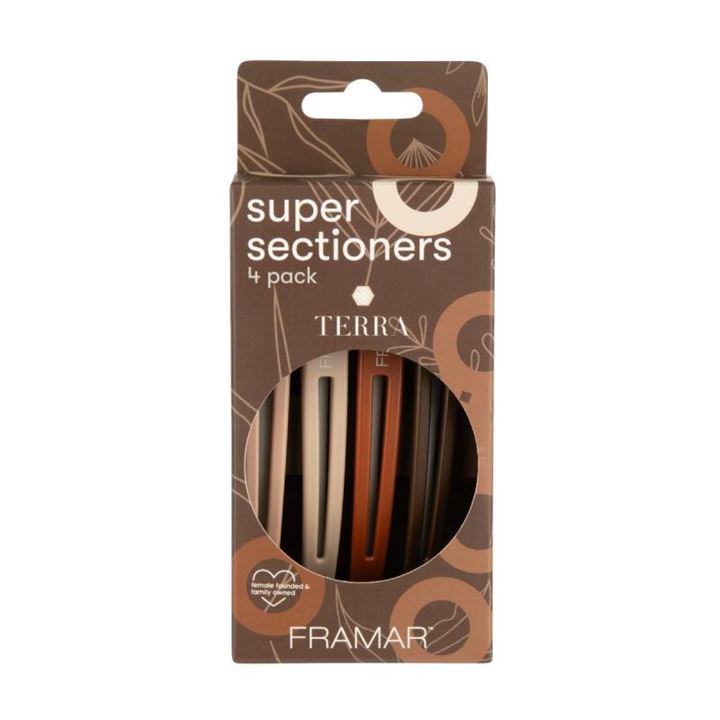 Terra Pinces à cheveux x4