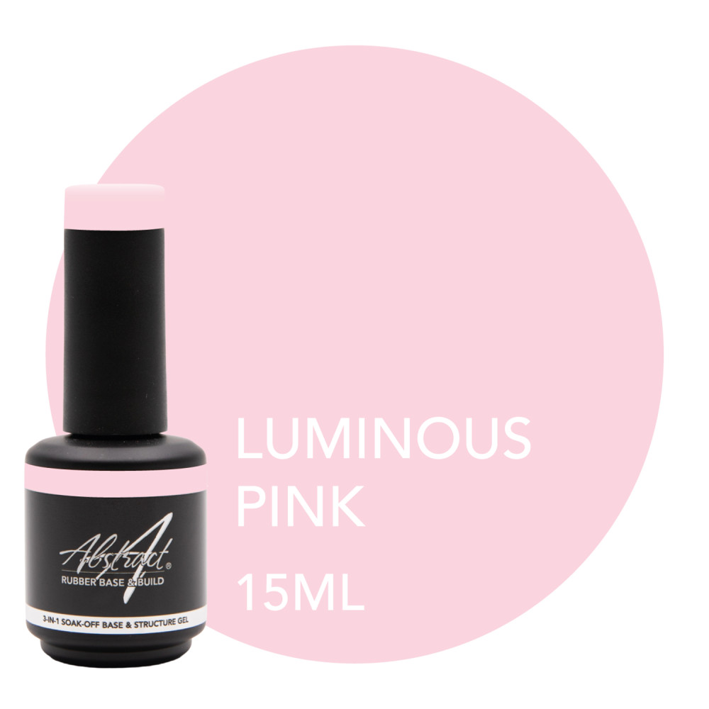 Rubber Base & Build - 3-In-1 BIAB - LUMINOUS PINK 15ml