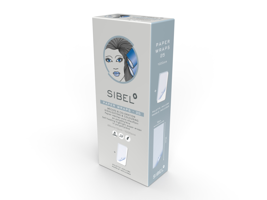 SIBEL Bandes pour mèches 10cmx25cm 1000pcs