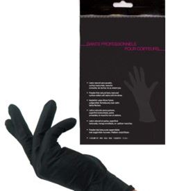 Sachet Gants Latex Noir Paire Small
