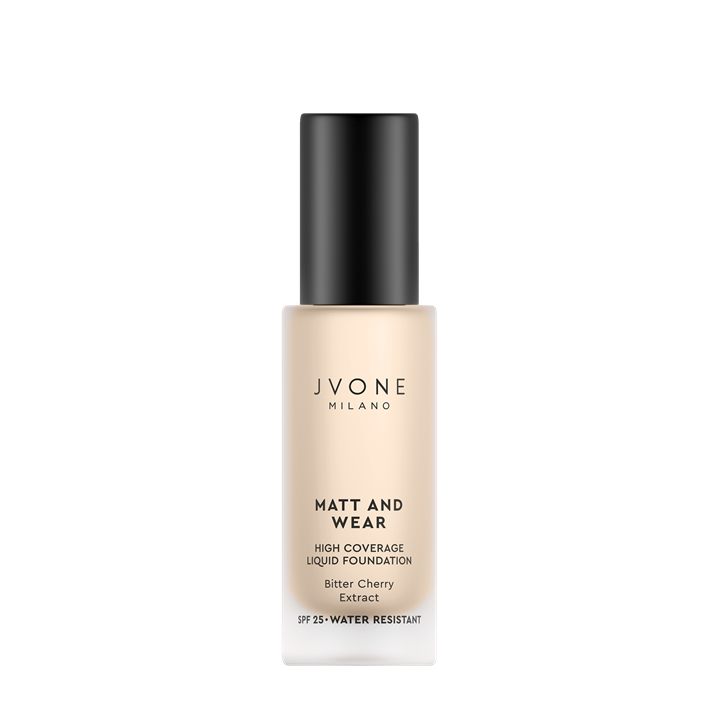 JVONE MATT AND WEAR- Fond de Teint Liquide  NW10 20ML