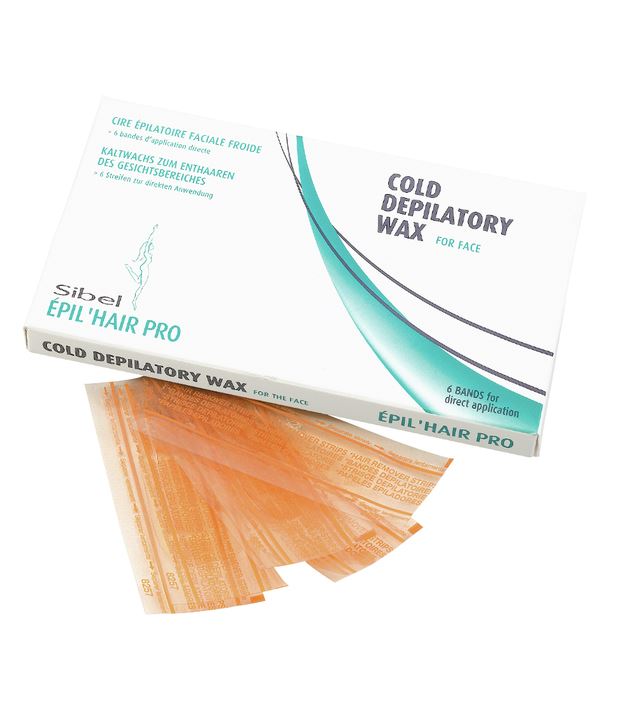 Cire épilatoire facial froide 6X2bandes