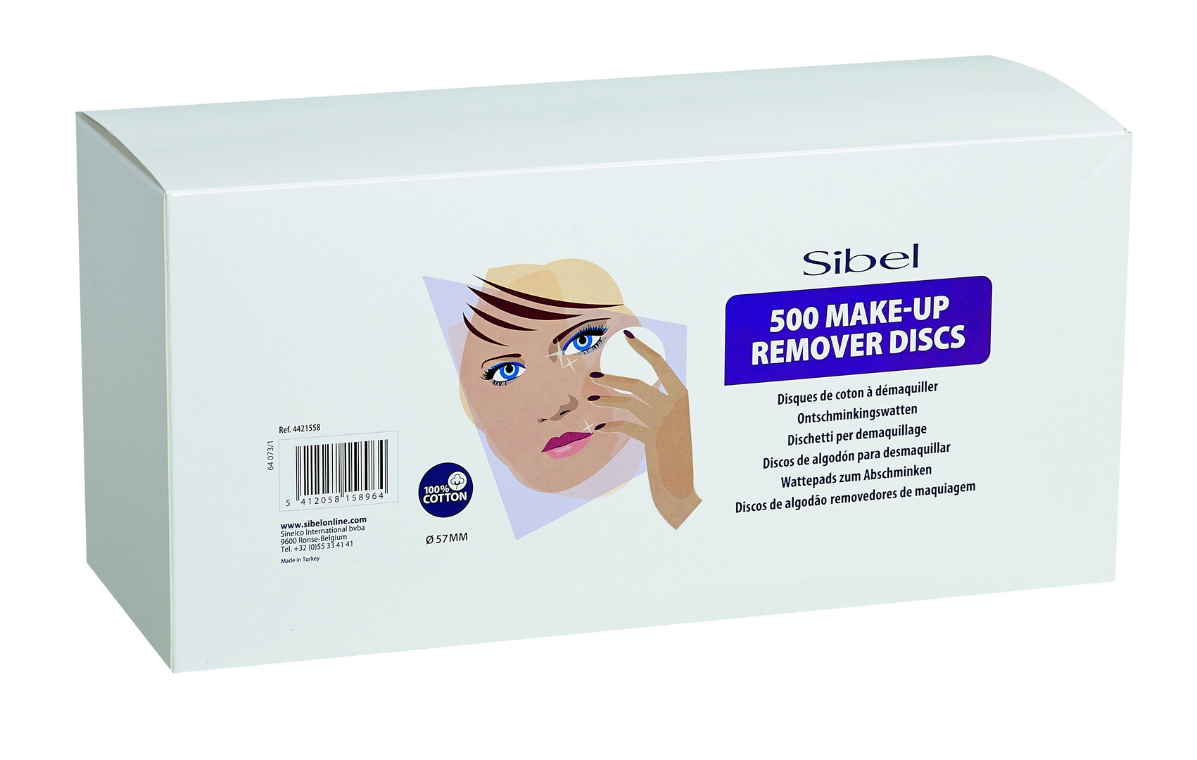 DISQUES A DEMAQUILLER 500PCS