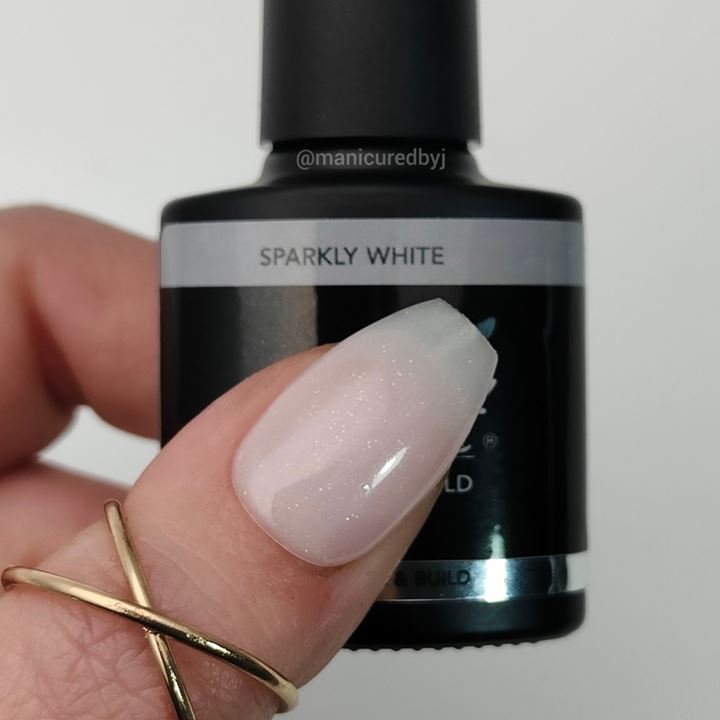 Rubber Base & Build - BIAB - 3-In-1 SPARKLY WHITE 7.5ml (Sparkly)