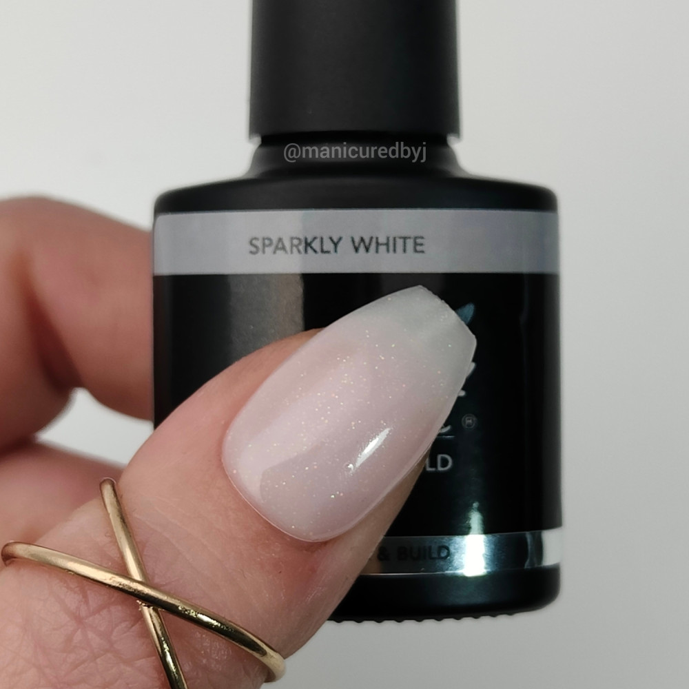 Rubber Base & Build - BIAB - 3-In-1 SPARKLY WHITE 7.5ml (Sparkly)