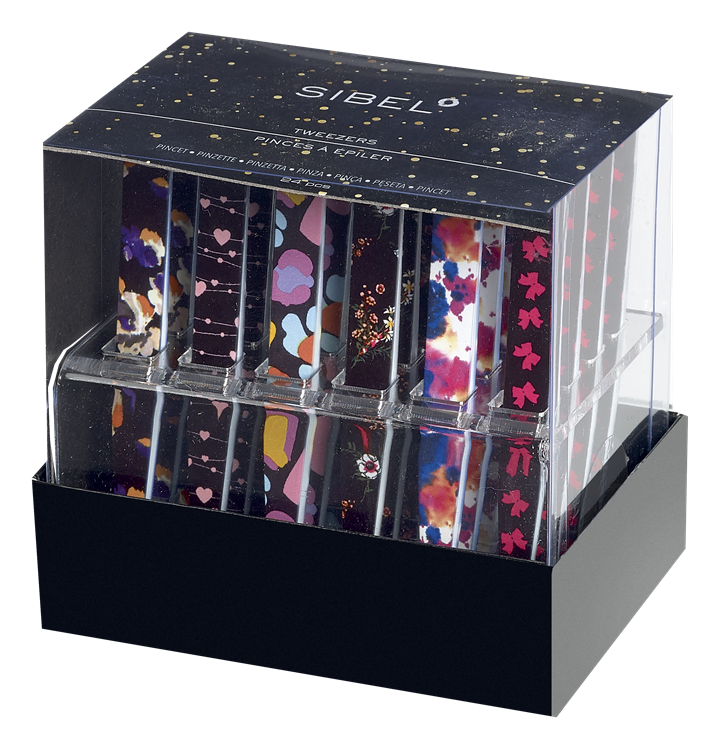 SIBEL Tweezers Set FW23 Display 2