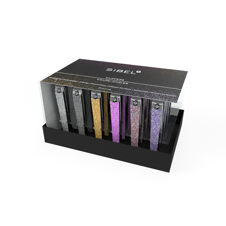 Coupe-Ongles À Paillettes Présentoir 24pcs