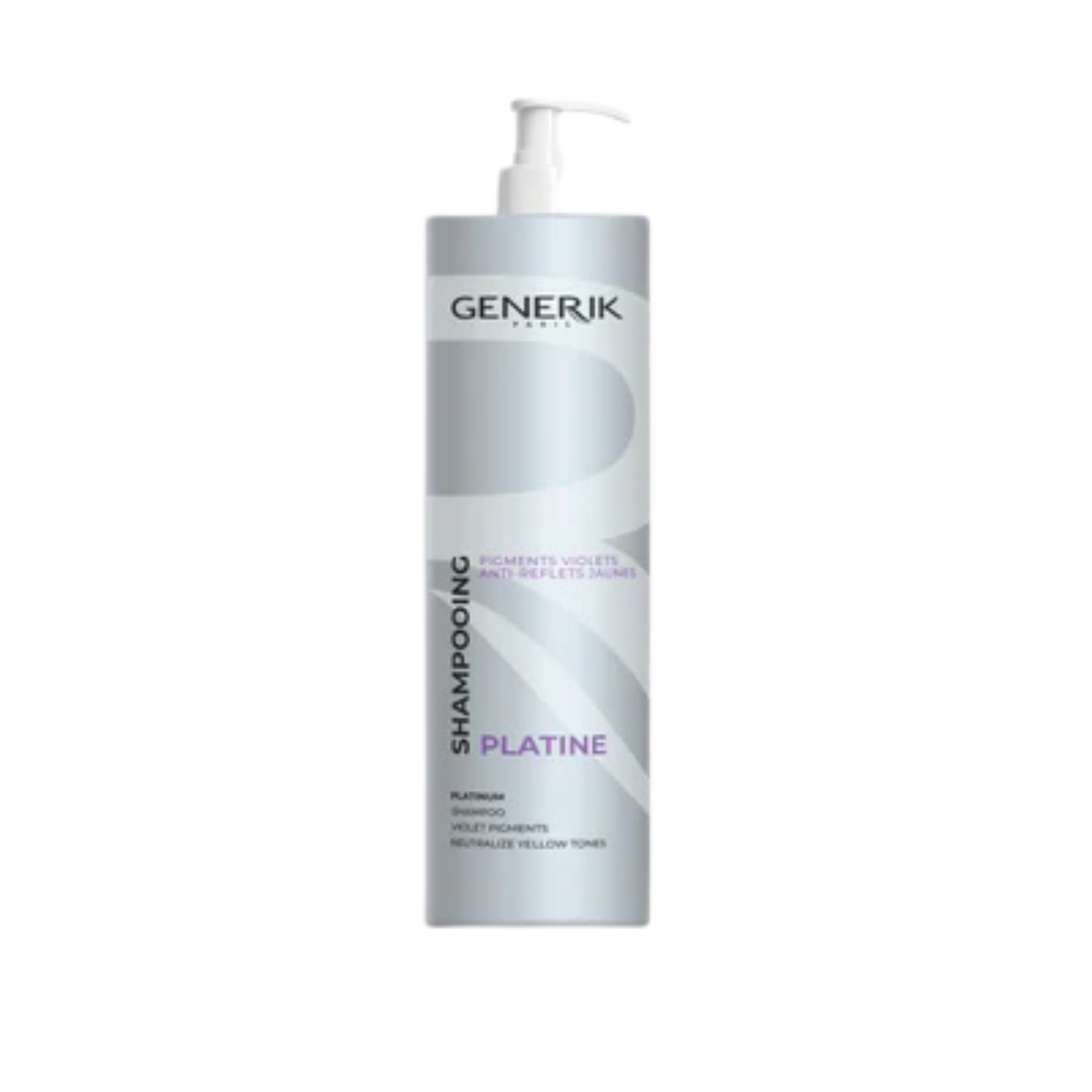 Shampooing Platine - Eclats des blonds blancs et gris - 1000ml