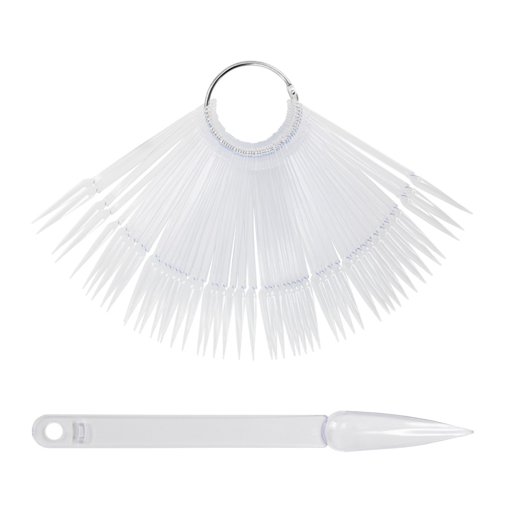 Nailcarrousel Stiletto CLEAR (50pcs/ring)