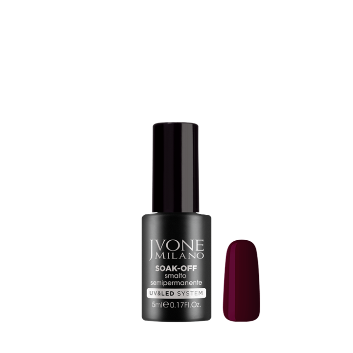 JVONE GEL POLISH UV&LEDSOAK-OFF 3040 BORDEAUX SCURO 5 ML
