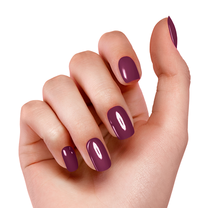 JVONE GEL POLISH UV&LEDSOAK-OFF 3122 MIDNIGHT PLUM 5 ML