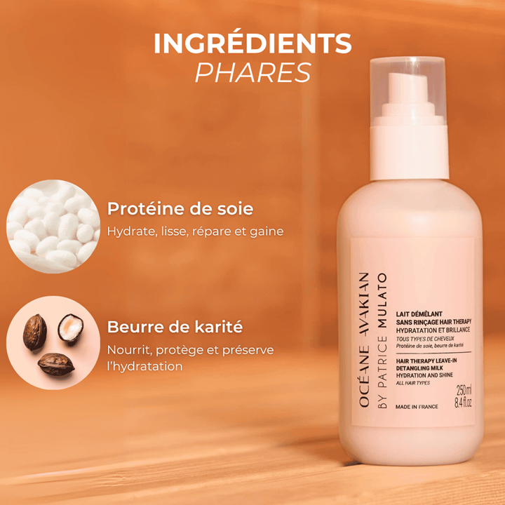 Hair Therapy Lait Démêlant Hydratation Et Brillance 250ML
