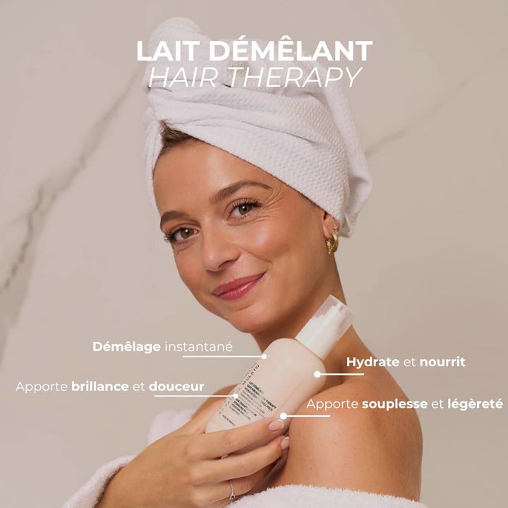 Hair Therapy Lait Démêlant Hydratation Et Brillance 250ML