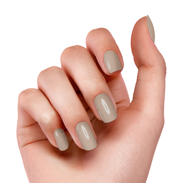 Jvone Nail Polish Glossy Finish 158 Timeless Taupe 11Ml