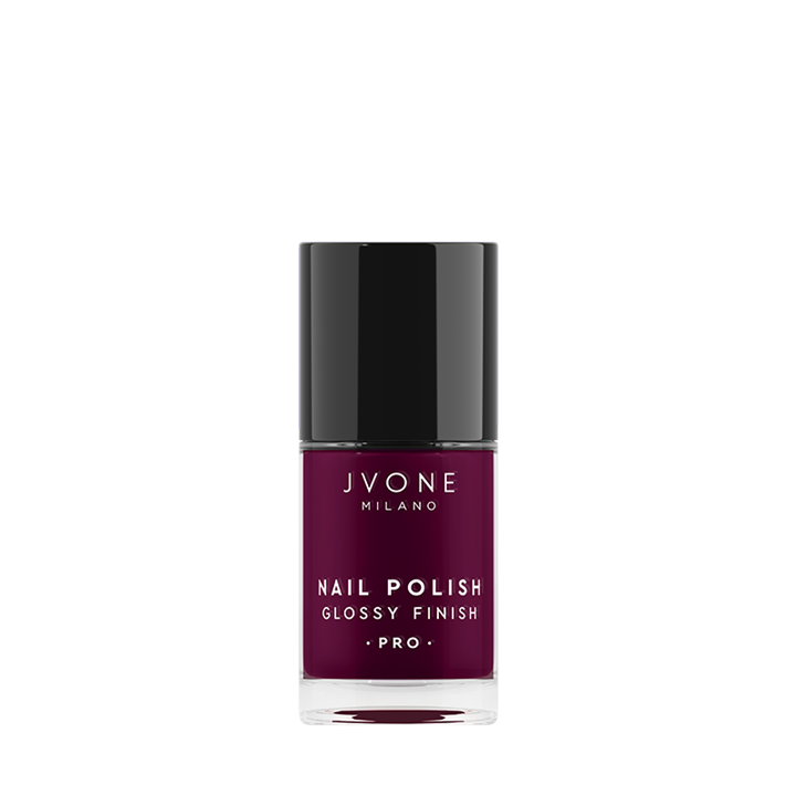 Jvone Nail Polish Glossy Finish 145 Midnigth Plum 11Ml