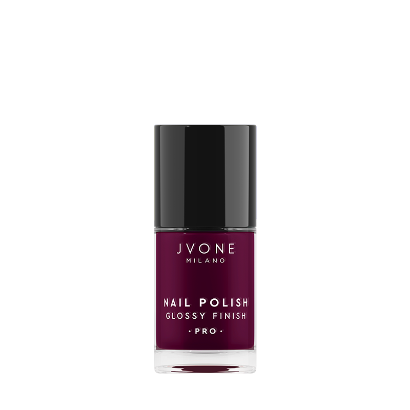 Jvone Nail Polish Glossy Finish 145 Midnigth Plum 11Ml