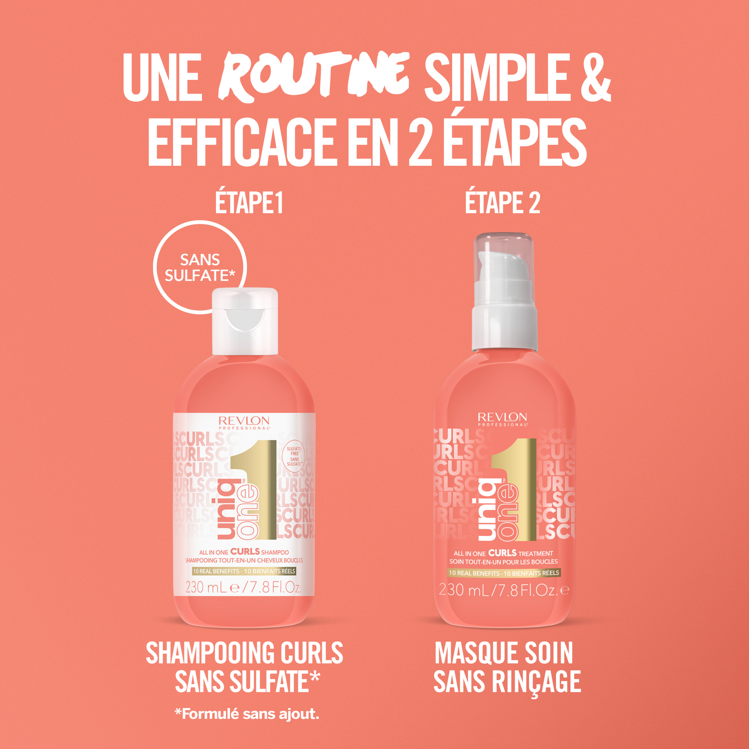 RP UniqOne Curls Shampoo 230Ml